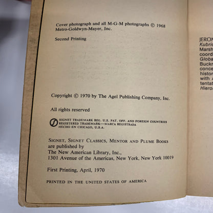 The Making of Kubrick’s 2001 - Edited by Jerome Agel - Scarce - 1970