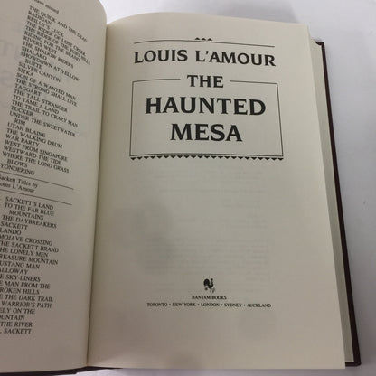 The Haunted Mesa - Louis L’Amour - Signed - 1st Thus - Limited # of 150 - 1987