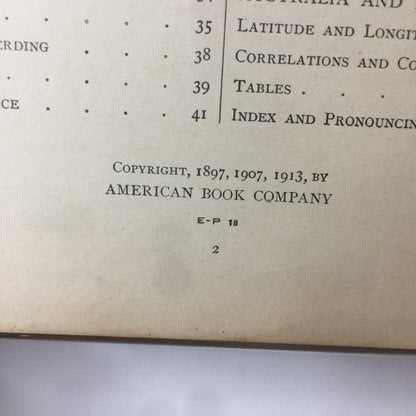 Natural Introductory Geography - Redway and Hinman - 1913