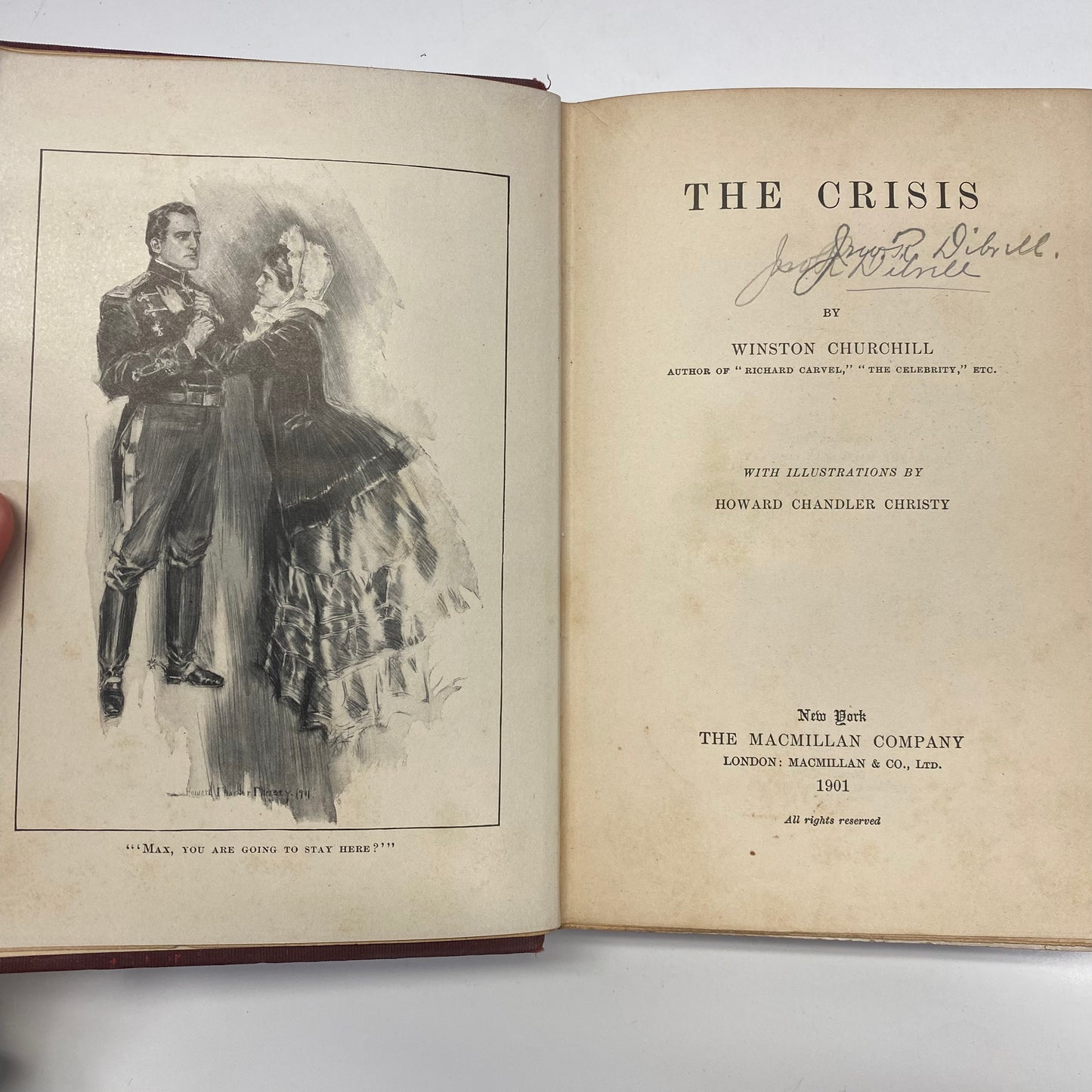 The Crisis - Winston Churchill - 1st Edition - 1901