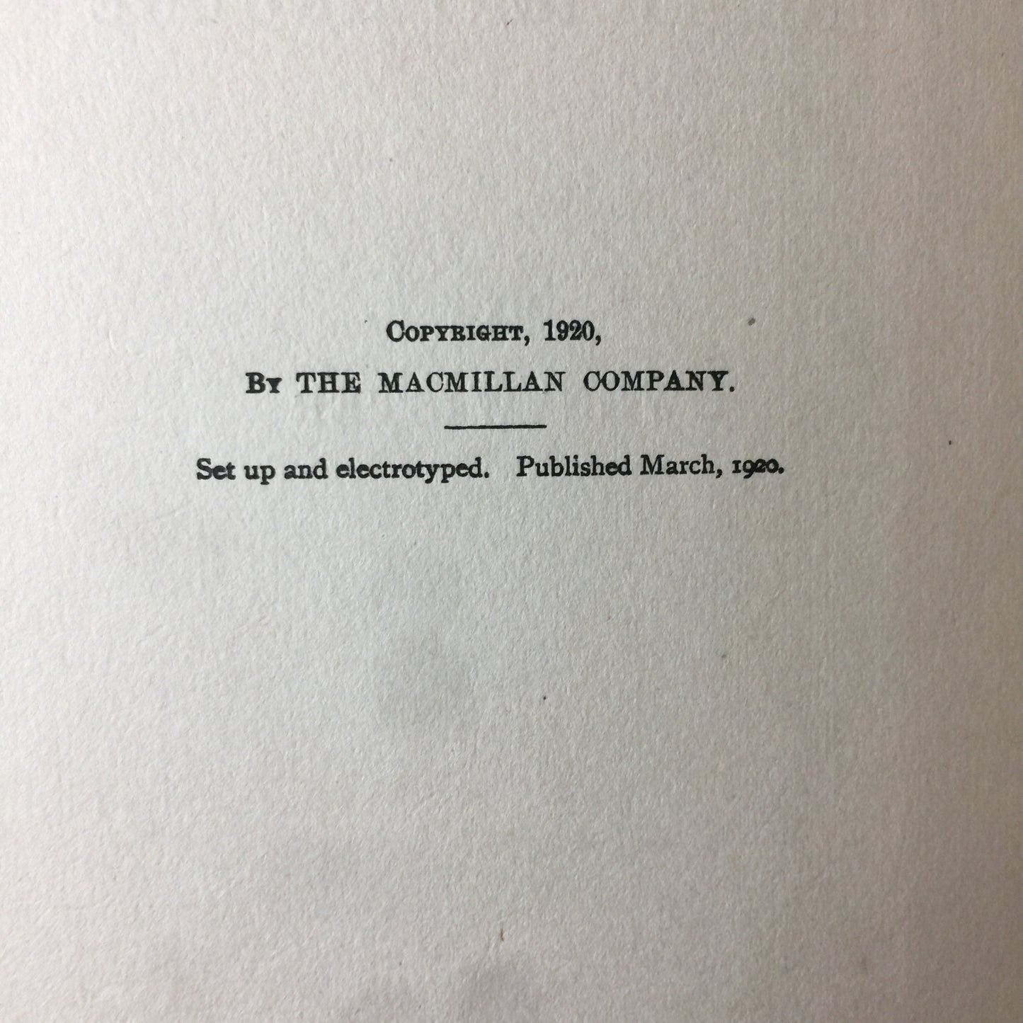 A Straight Deal or The Ancient Grudge - Owen Wister - 1st Edition - 1920