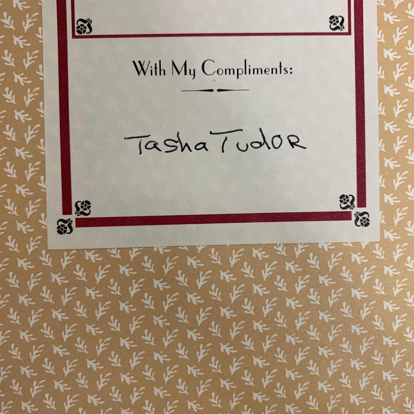 The Tasha Tudor Cookbook - Tasha Tudor with Carol Johnston Lueck - Signed - 1993