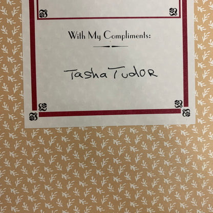 The Tasha Tudor Cookbook - Tasha Tudor with Carol Johnston Lueck - Signed - 1993