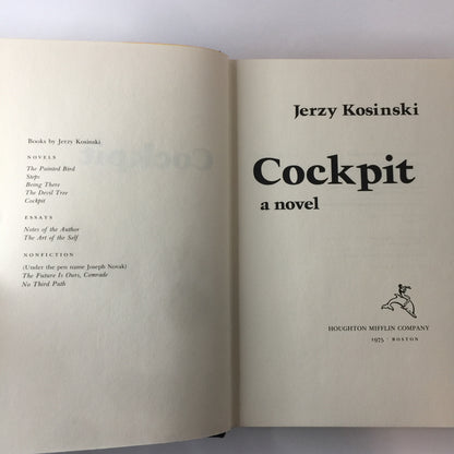 Cockpit - Jerry Kosinski - 1st Print - 1975