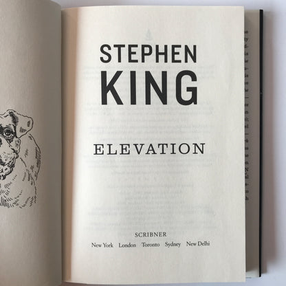 Elevation - Stephen King - 1st Edition - 2018