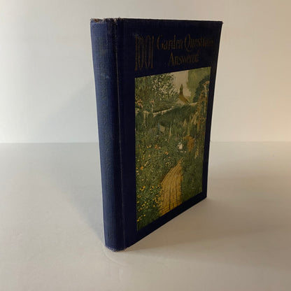 1001 Garden Questions Answered - Alfred Carl Hottes - Signed - 1927