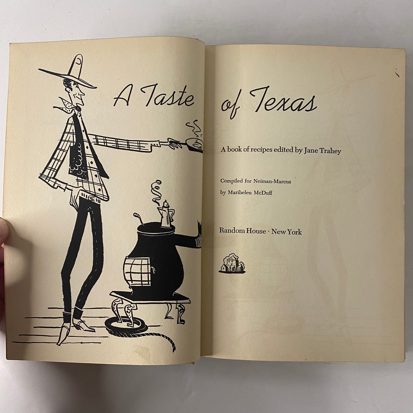 A Taste of Texas - Jane Trahey - 2nd Print - 1949