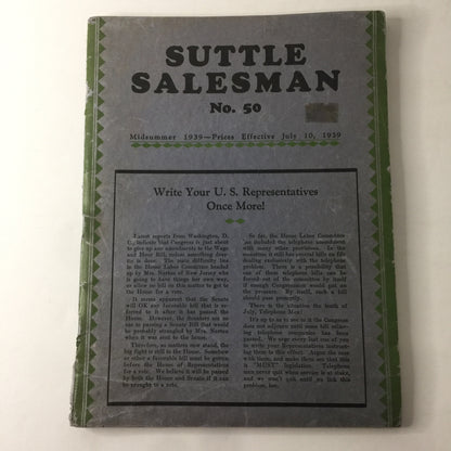 Suttle Salesman - Various - No. 50 - 1939