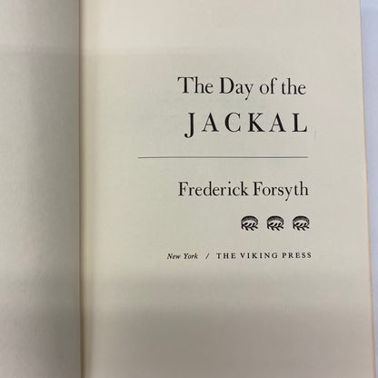 The Day of the Jackal - Frederick Forsyth - 1st Edition - 1971
