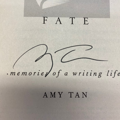 The Opposite of Fate - Amy Tan - Signed - 2004