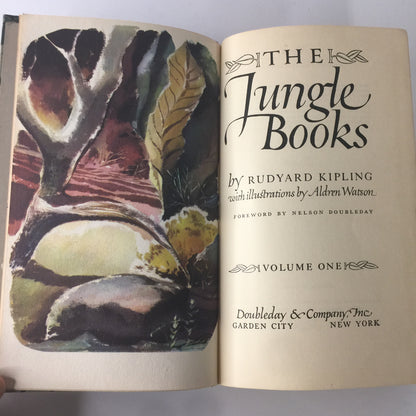 The Jungle Books - Rudyard Kipling - 2 Vol. - 1948