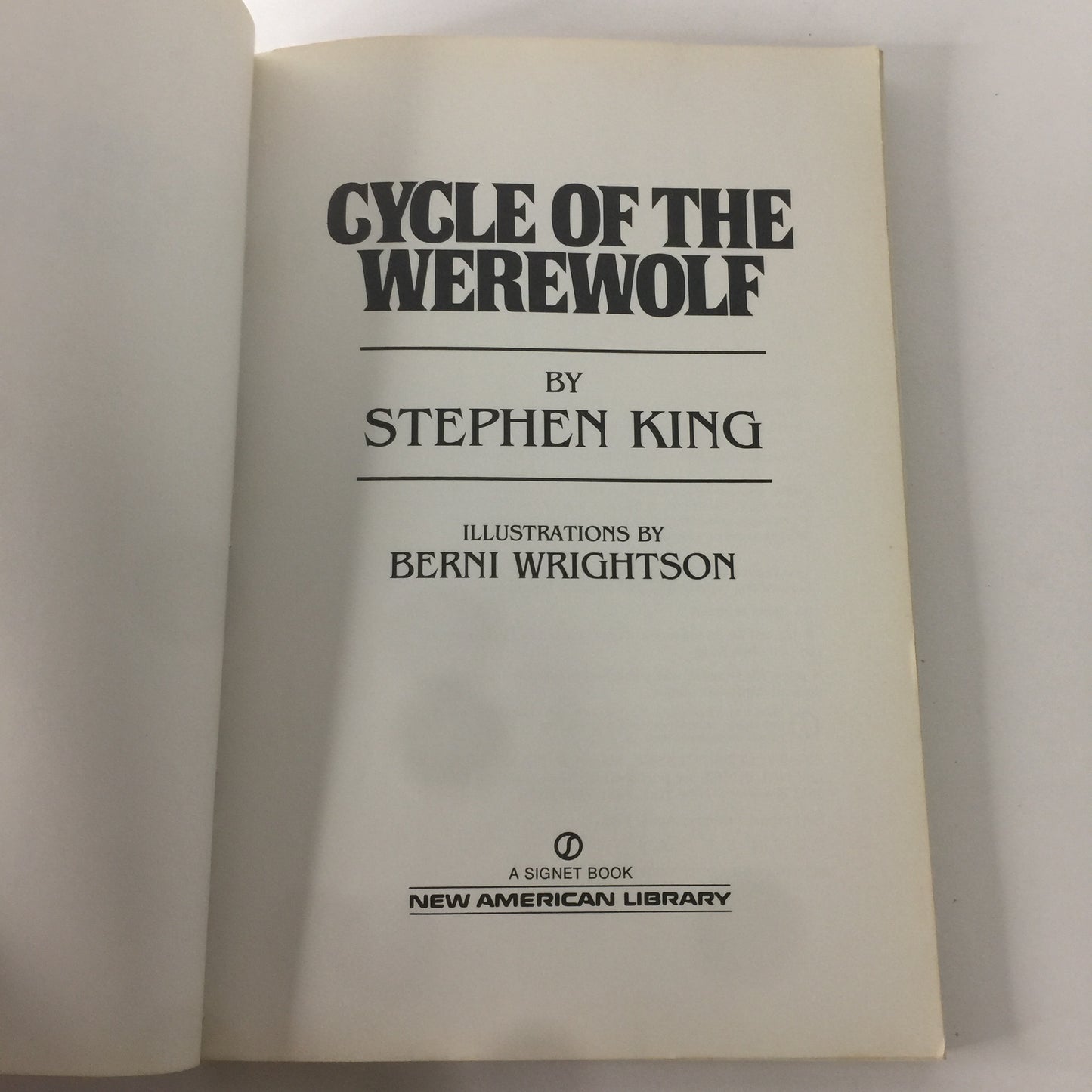 Cycle of the Werewolf - Stephen King - 1st Thus - 1985