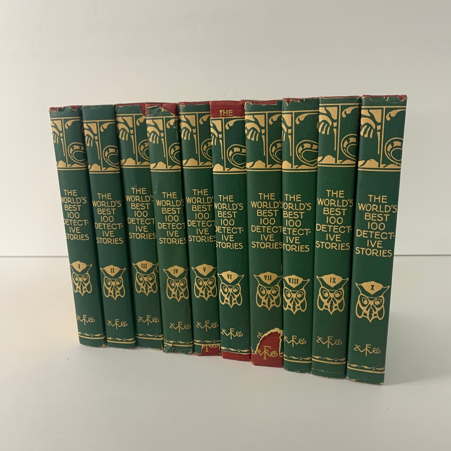 The World’s Best 100 Detective Stories - Eugene Thwing - 10 Volume Set - 1929