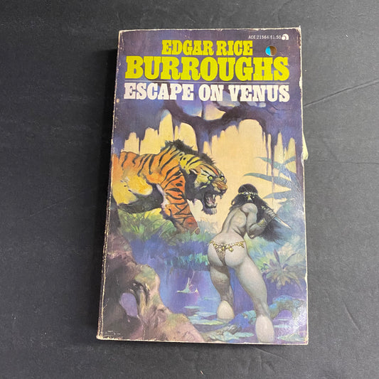 Escape on Venus - Edgar Rice Burroughs - Frazetta Art - c. 1960’s