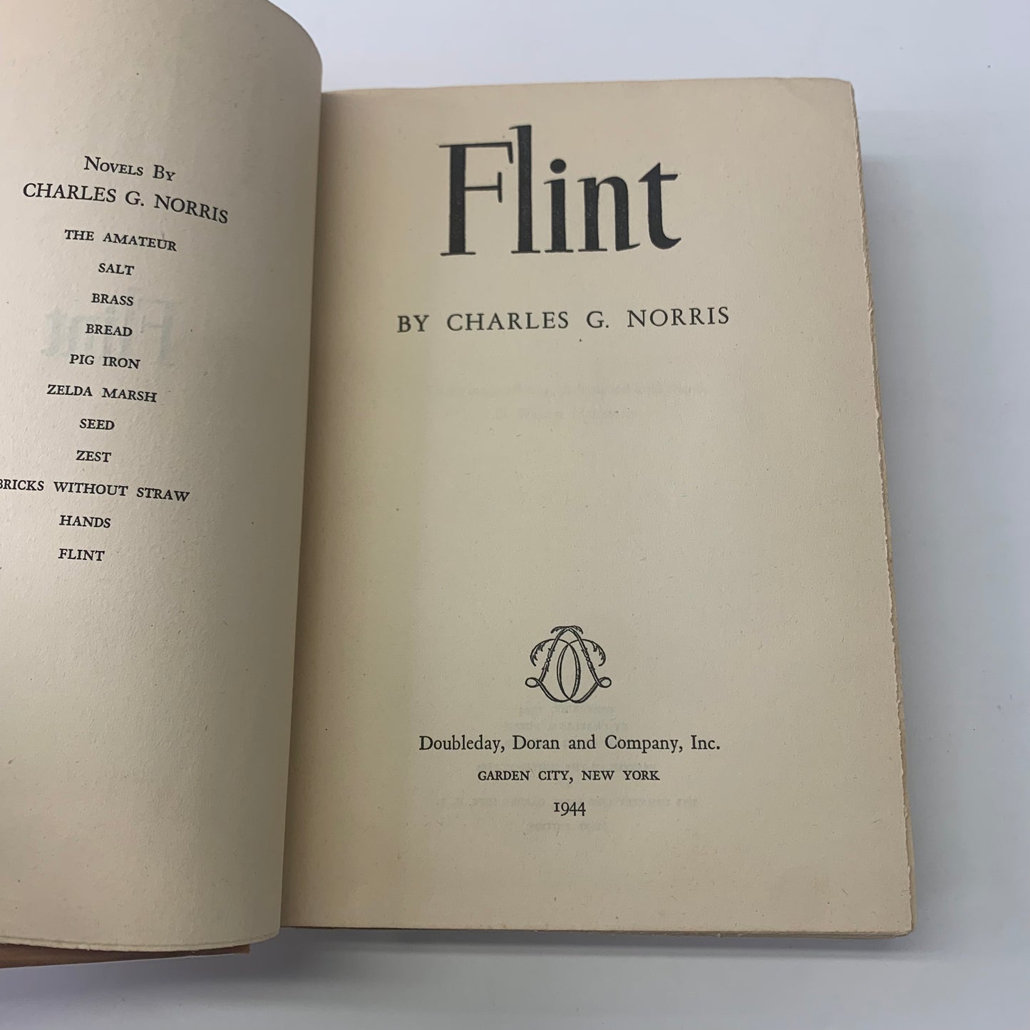 Flint - Charles G. Norns - 1st Edition - 1944