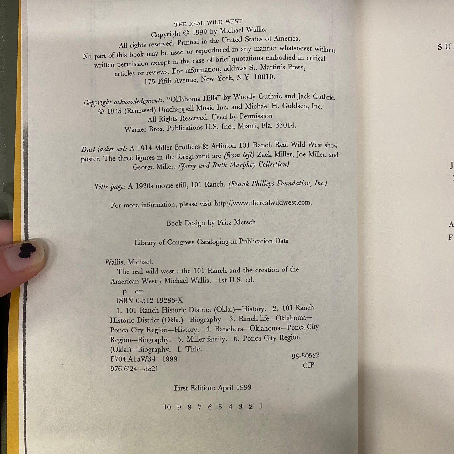 The Real Wild West - Michael Wallis - Signed - 1999