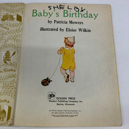 Baby’s Birthday - Patricia Mowers - 1972