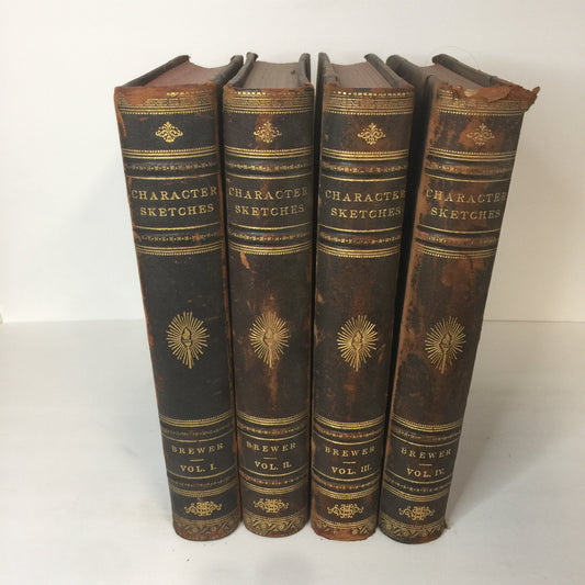 Character Sketches of Romance Fiction - E. Cobham Brewer - 4 Vol. Set - 1903