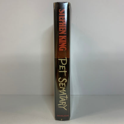 Pet Sematary - Stephen King - First Edition with First State Dust Jacket - “1982” Misprint on Dust Jacket - Y38 Gutter Code - 1983