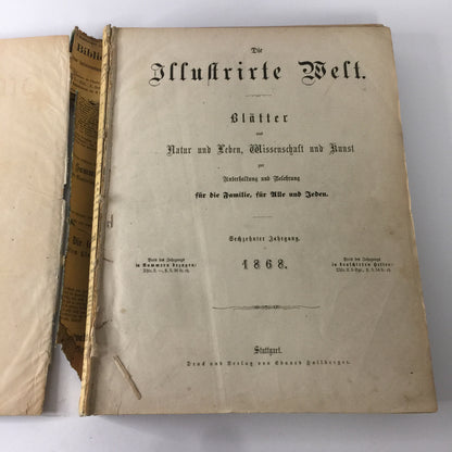 The Illustrated World - in German - 1868