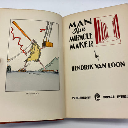 Man: The Miracle Maker - Hendrik Van Loon - 1928
