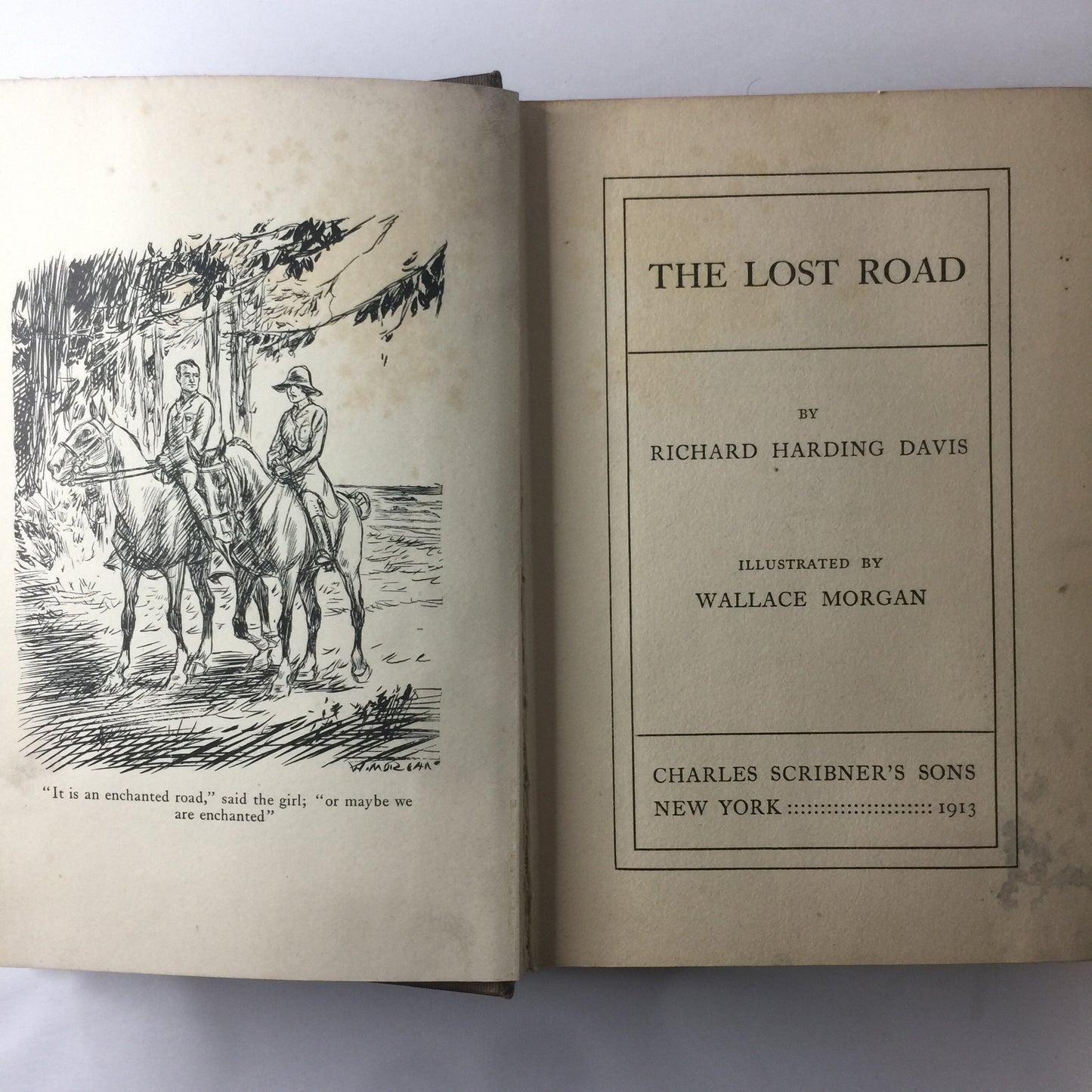 The Lost Road - Richard Harding Davis - 1st Edition - 1913