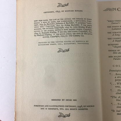 The Jungle Books - Rudyard Kipling - 2 Vol. - 1948