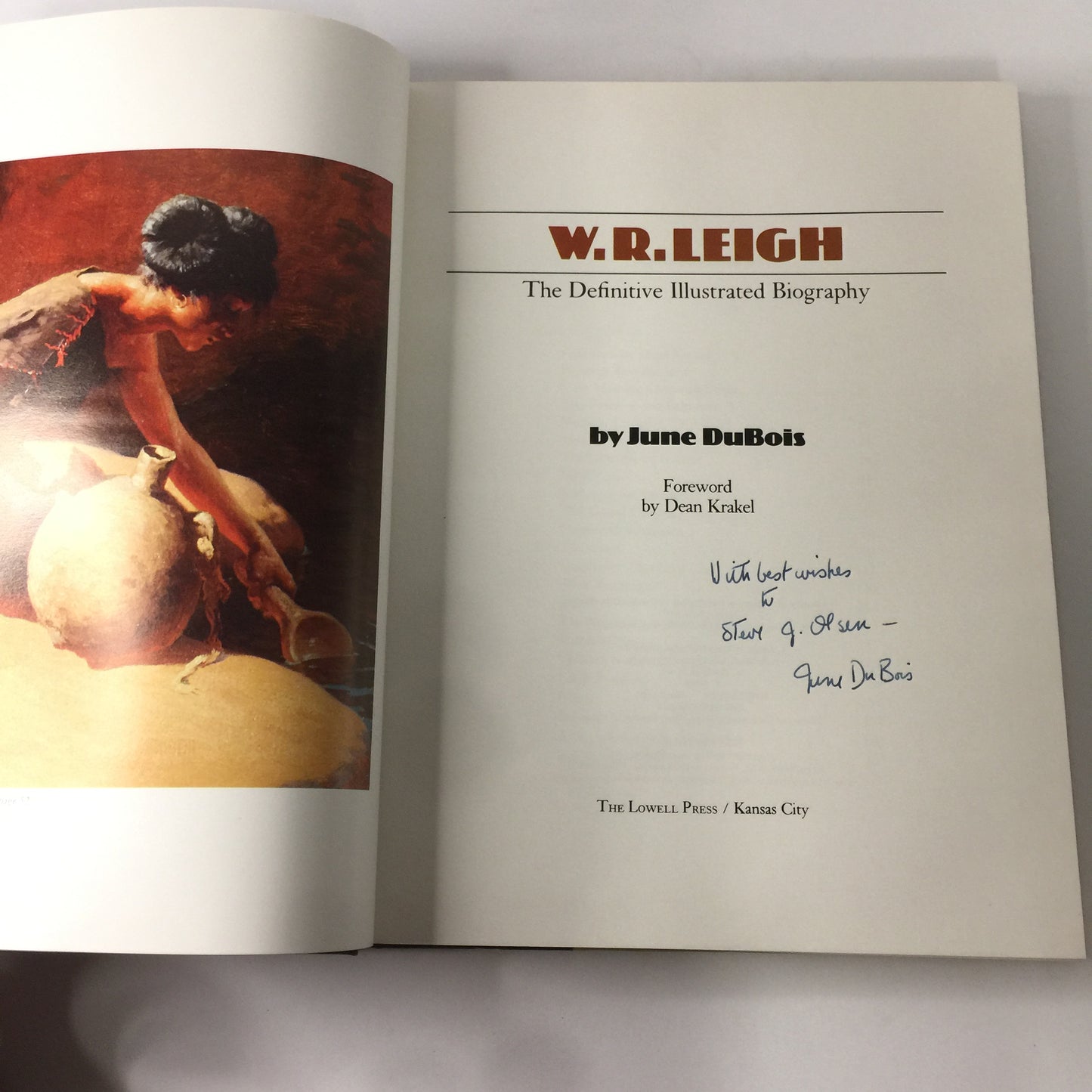 W. R. Leigh - June DeBois - Inscribed - 1st Edition - 1977