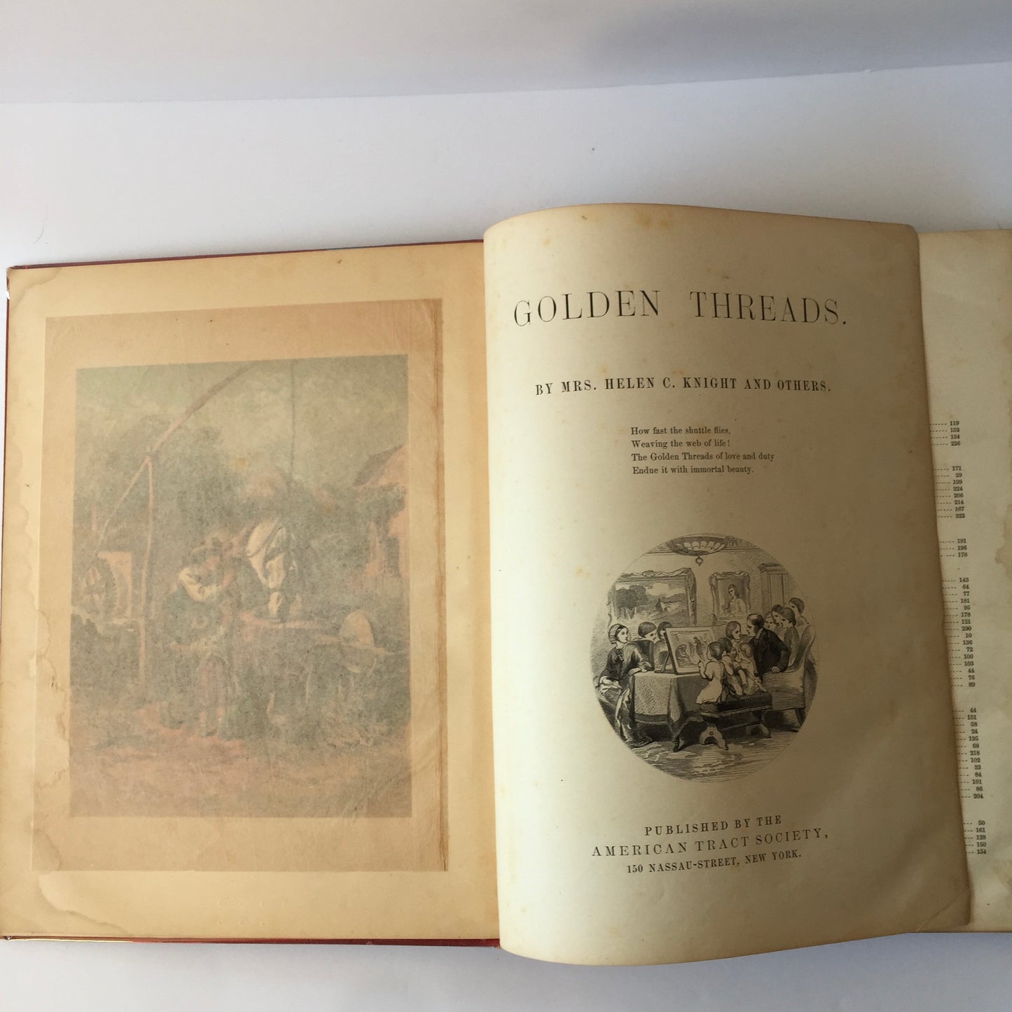 Golden Threads - Mrs. Helen C. Knight - 1846