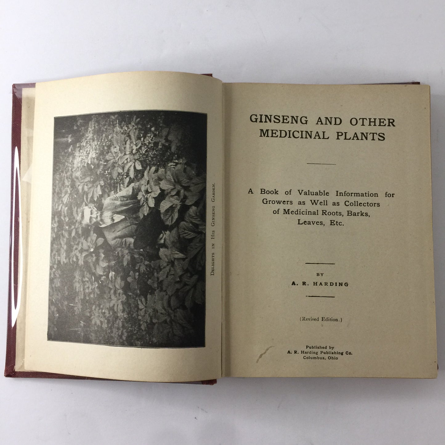 Ginseng and Other Medicinal Plants - A. R. Harding - 2nd Edition - 1908