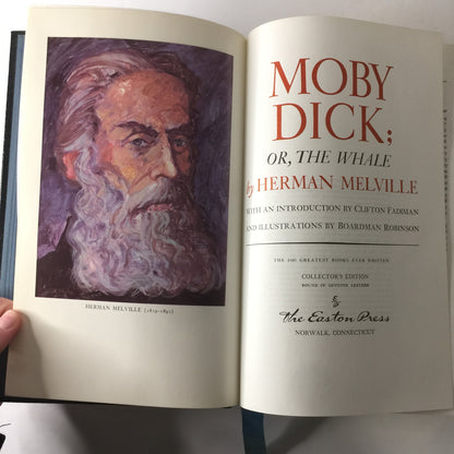 Moby Dick or The Whale - Herman Melville - Easton Press - Collectors Edition - 1977