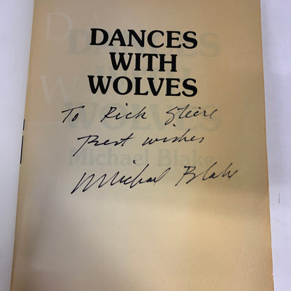 Dance with Wolves - Michael Blake - Signed - 3rd Print - 1997