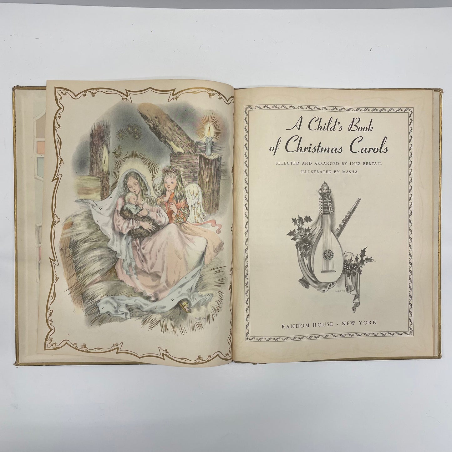 A Child’s Book of Christmas Carols - Inez Bertail - 1942