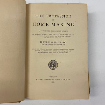 The Profession of Home Making - Various - 1911