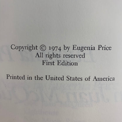 Don Juan McQueen - Eugenia Price - 1st Edition - Signed - 1974