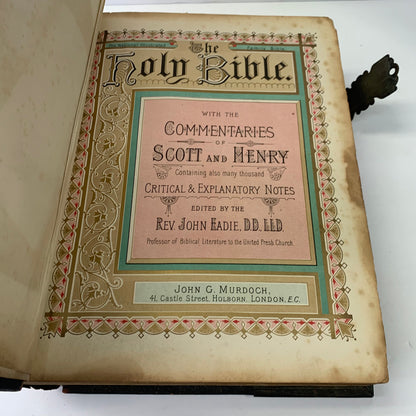 The Holy Bible - Various - Illustrated - c. 1880’s