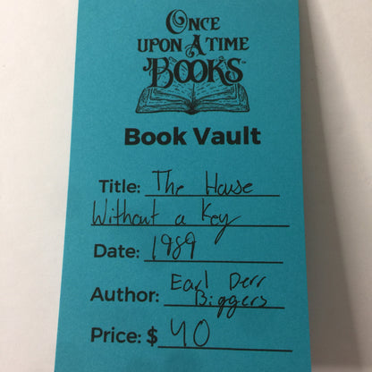 The House Without A Key - Earl Derr Biggers - Franklin Library  - 1989