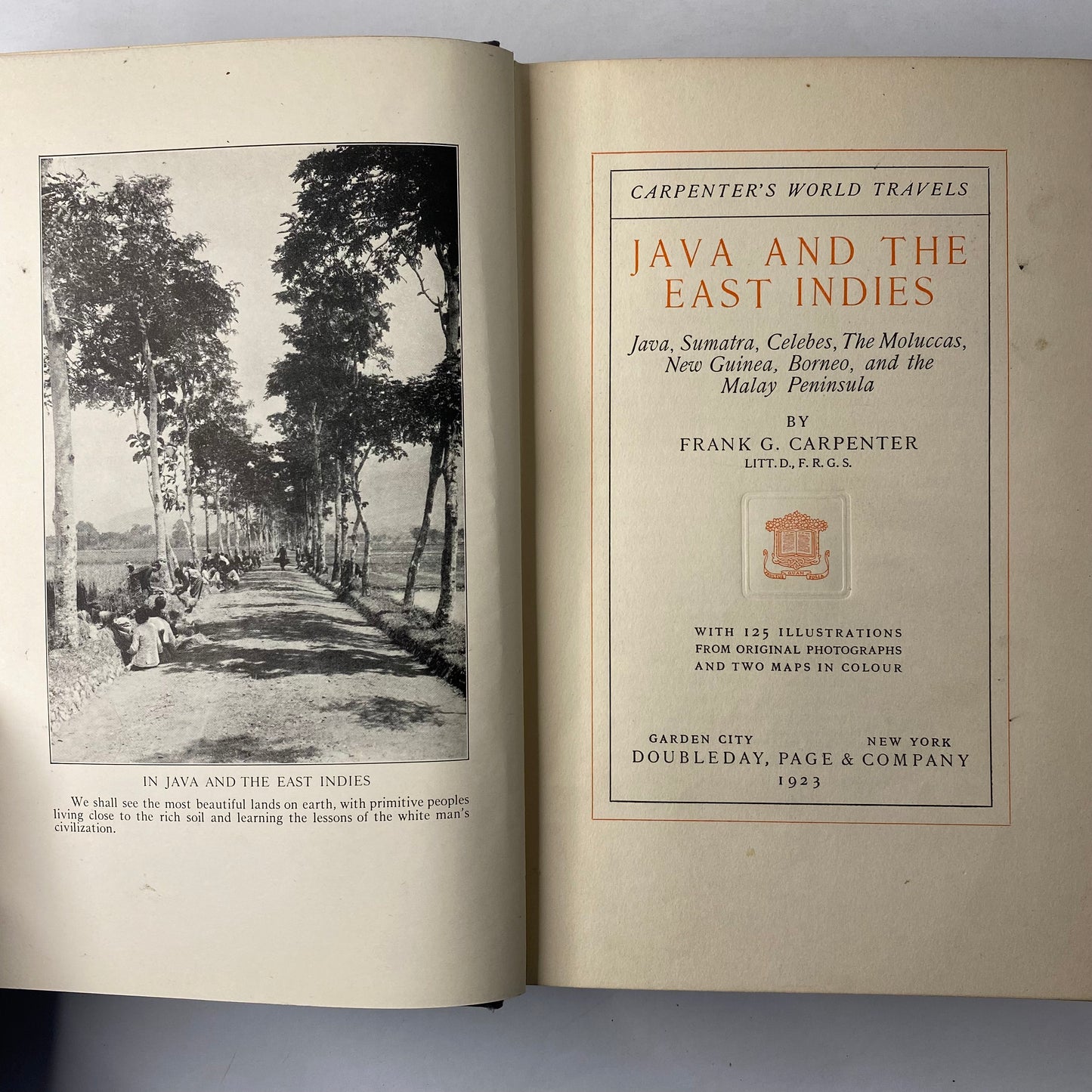 Java and The East Indies - Frank G. Carpenter - 1st Edition - 1923