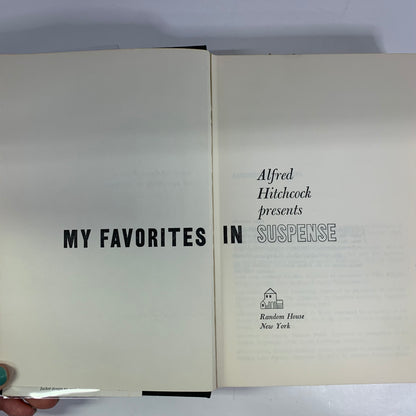 My Favorites in Suspense - Alfred Hitchcock - 1st Edition - 1959