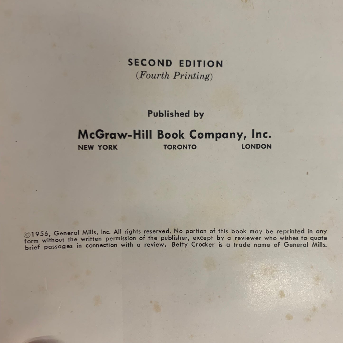 Betty Crocker’s Picture Cook Book - General Mills - 1966