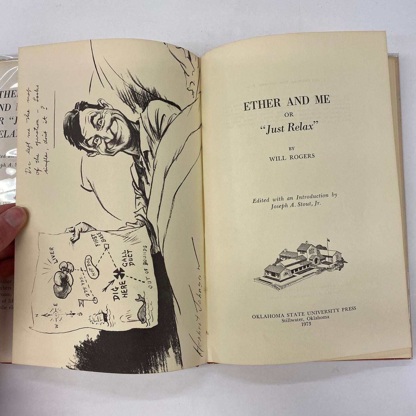 Ether and Me or “Just Relax” - Will Rogers - Inscribed and Signed - #51/1000 - 1973