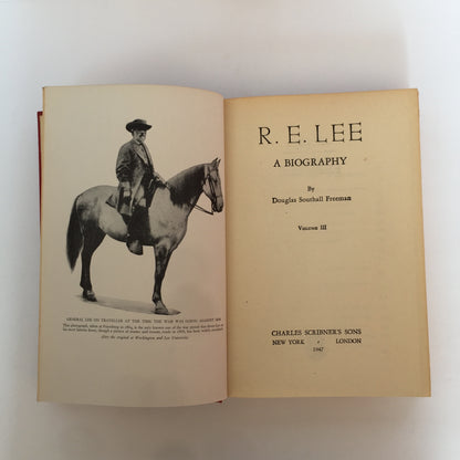 R.E. Lee - 4 Vol Set - Douglas Freeman - 1935