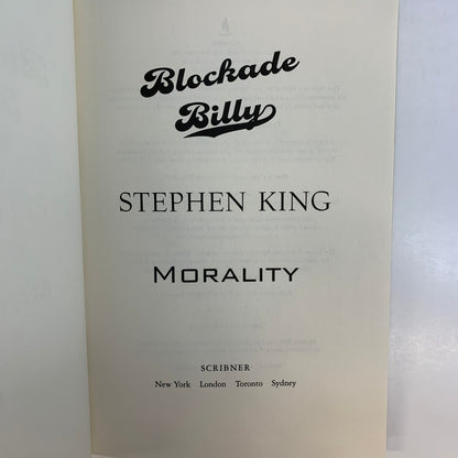 Blockade Billy - Stephen King - 1st Edition - 2010