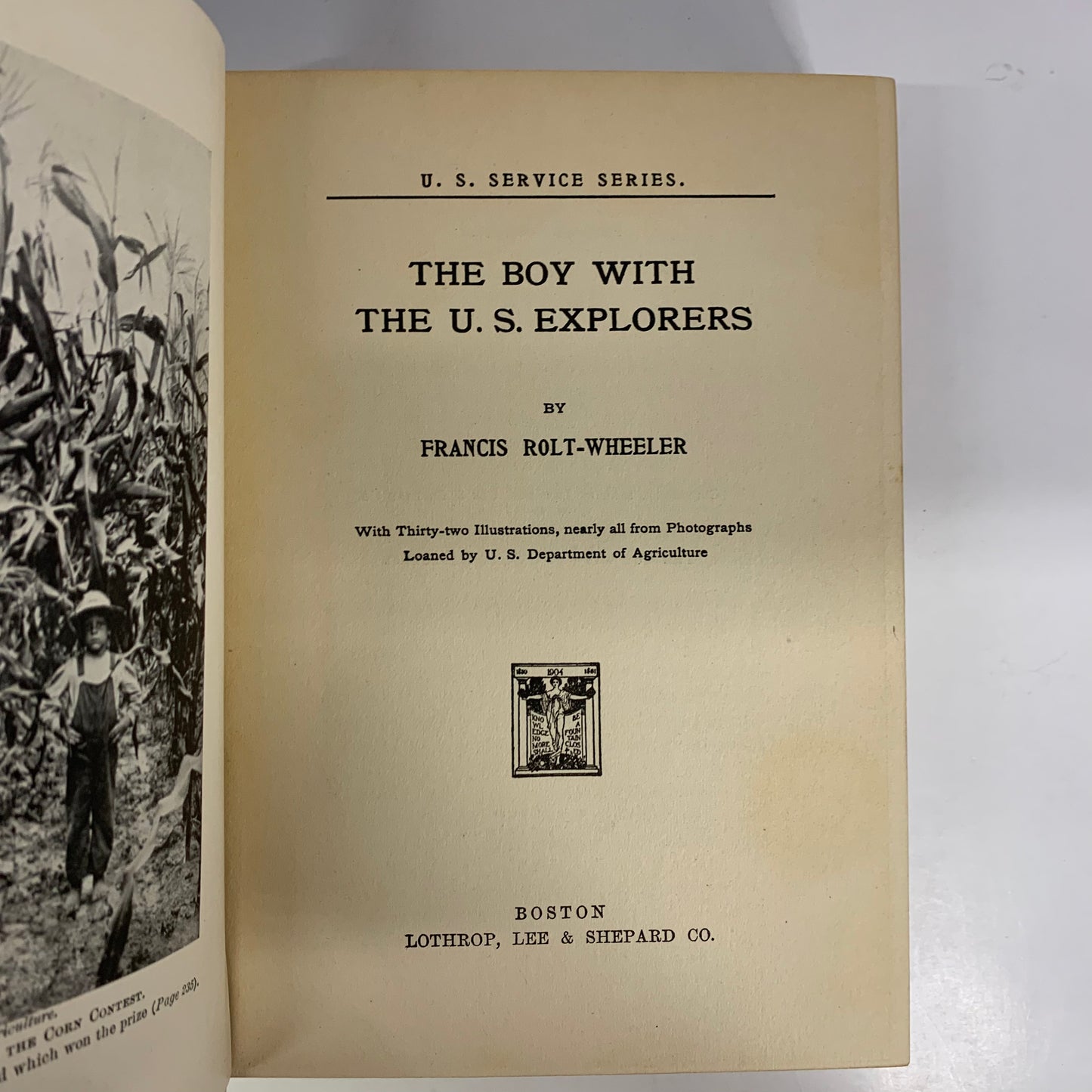 The Boy With The U.S. Explorers - Francis Rolt-Wheeler - Possible 1st Edition - 1914