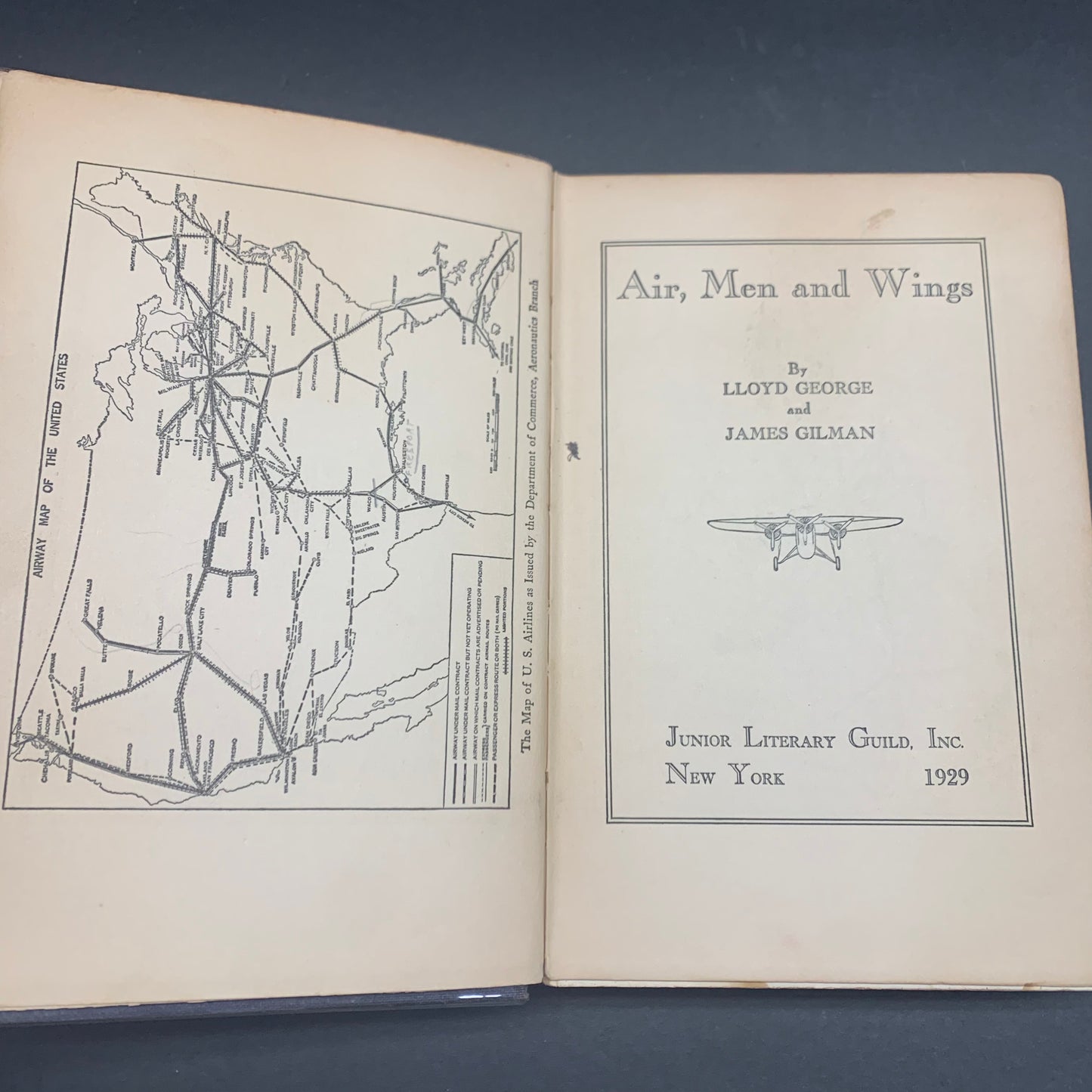 Air, Men and Wings - L. George and J. Gilman - 1929