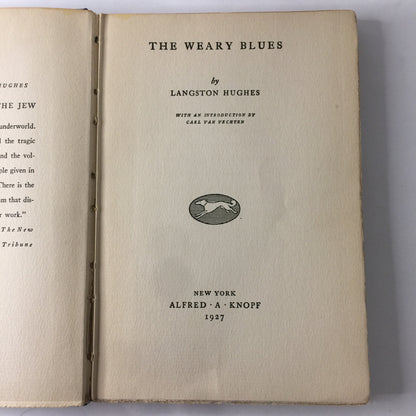 The Weary Blues - Langston Hughes - 1927