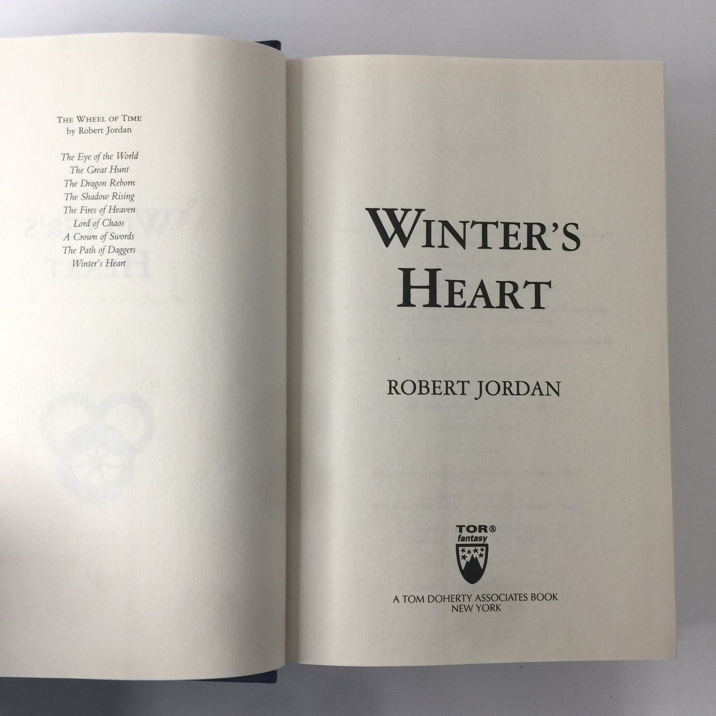 Winter’s Heart - Robert Jordan - 1st Edition - 2000