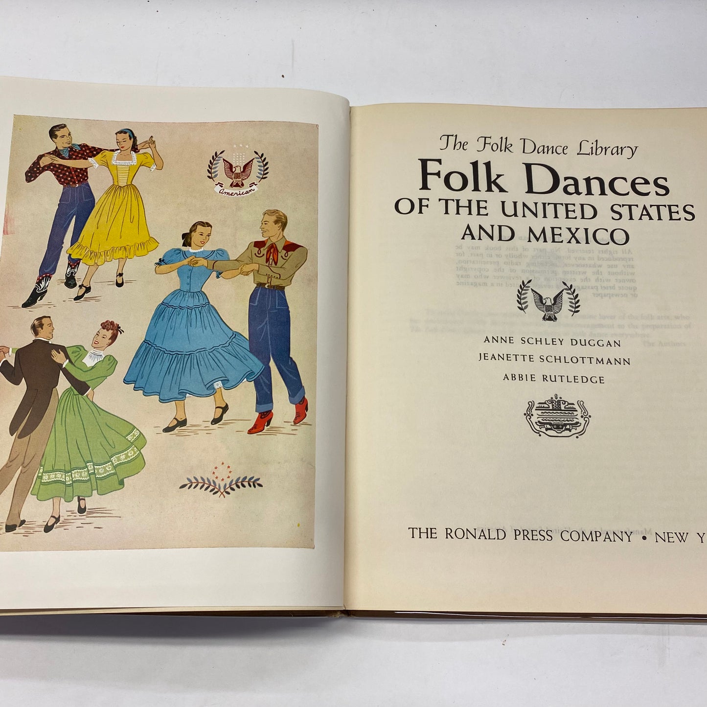 Folk Dances of The United States and Mexico - Anne S. Dugan, Jeanette Schlottmann, Abbie Rutledge - 1945