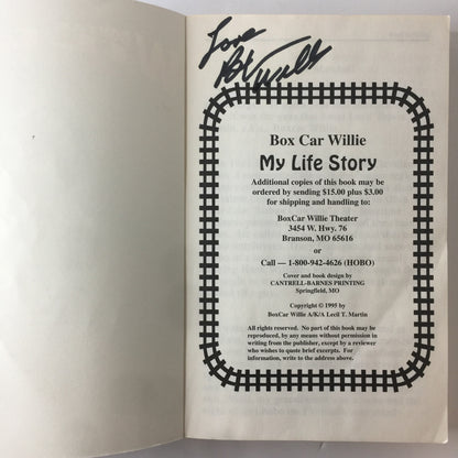 Boxcar Willie: My Life Story - Signed - 1995