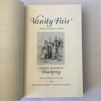 Vanity Fair - William Thackeray - Franklin Library - 1981